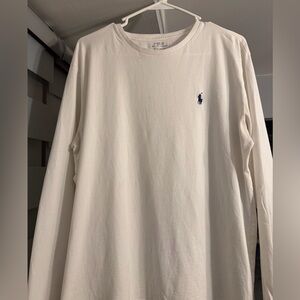 Ralph Lauren Men's Classic-Fit Jersey Long-Sleeve T-Shirt - White